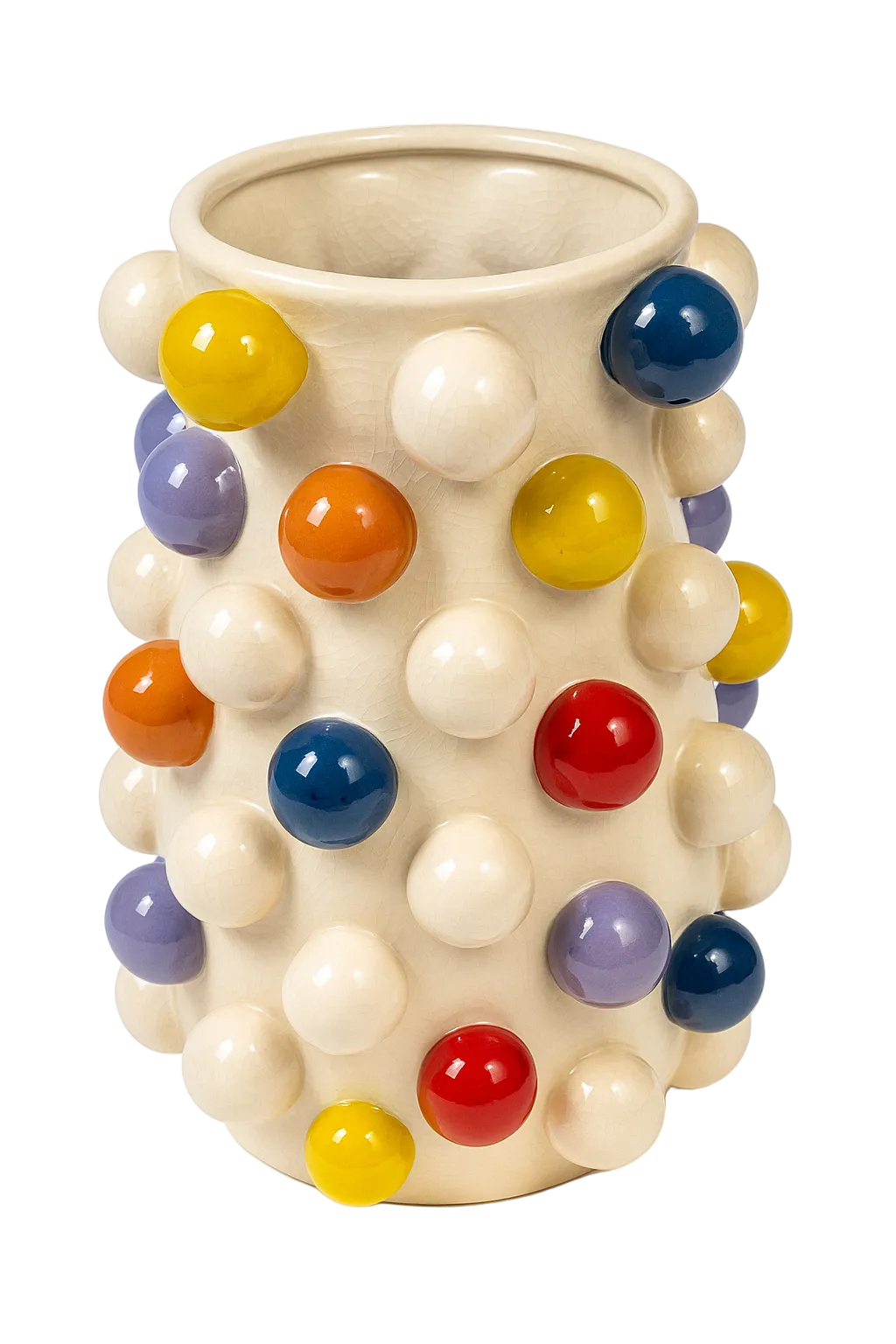 vazen van keramiek bolletjes