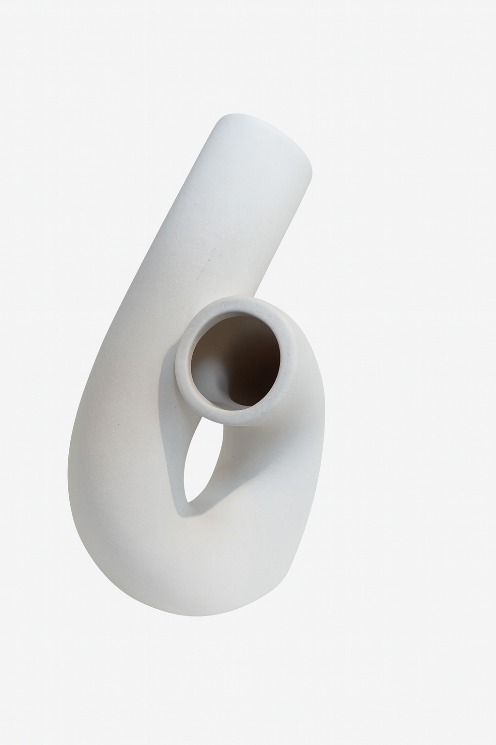 vazen van keramiek wit