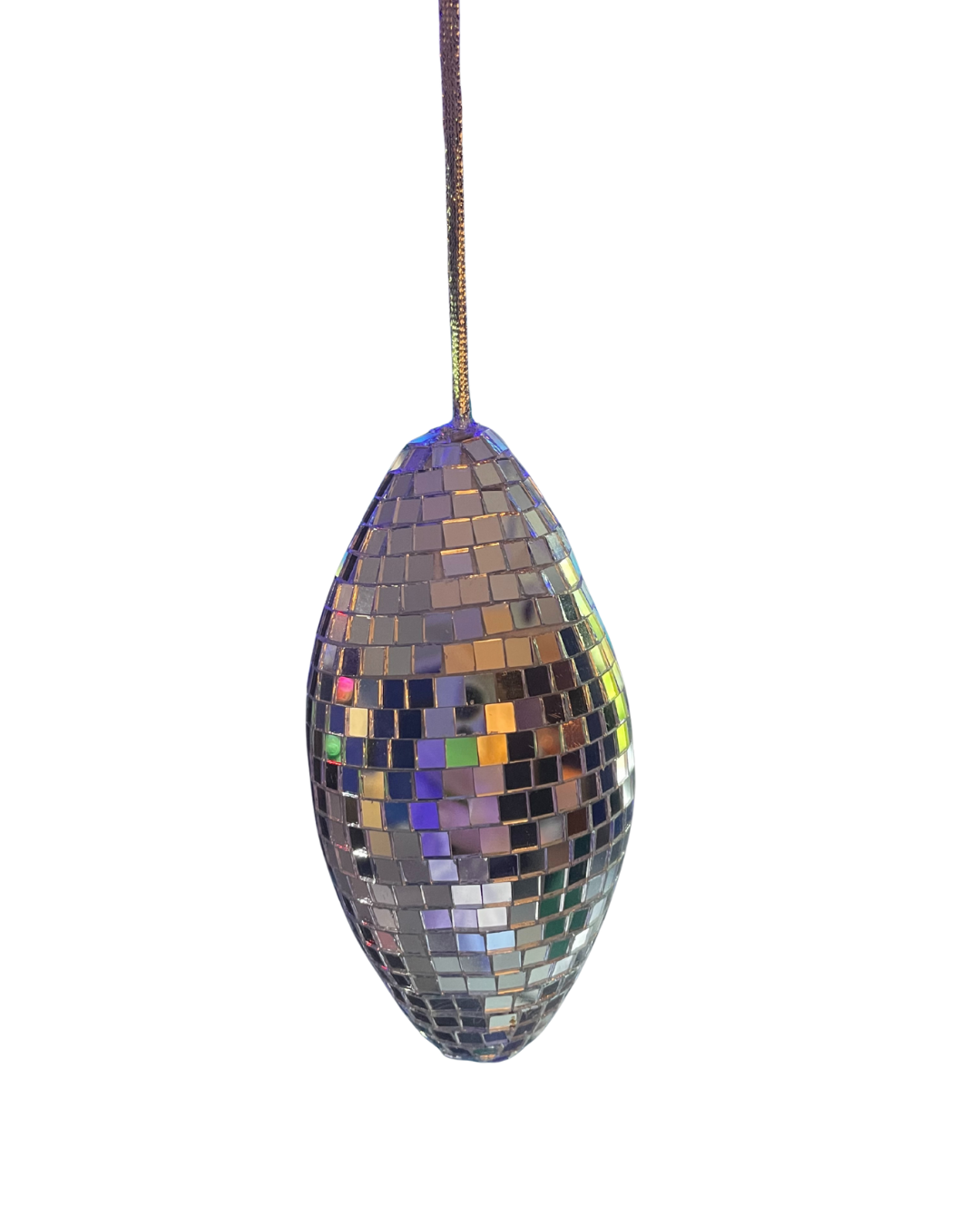 Kerstboom ornament disco ovaal