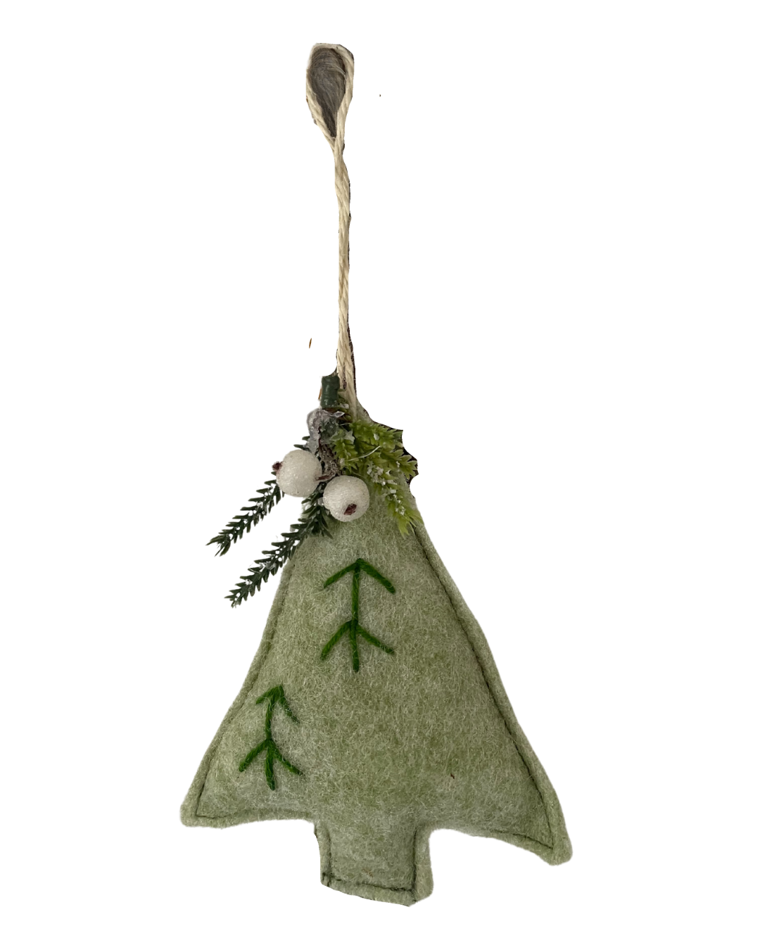 kerstboom ornament vilt groen