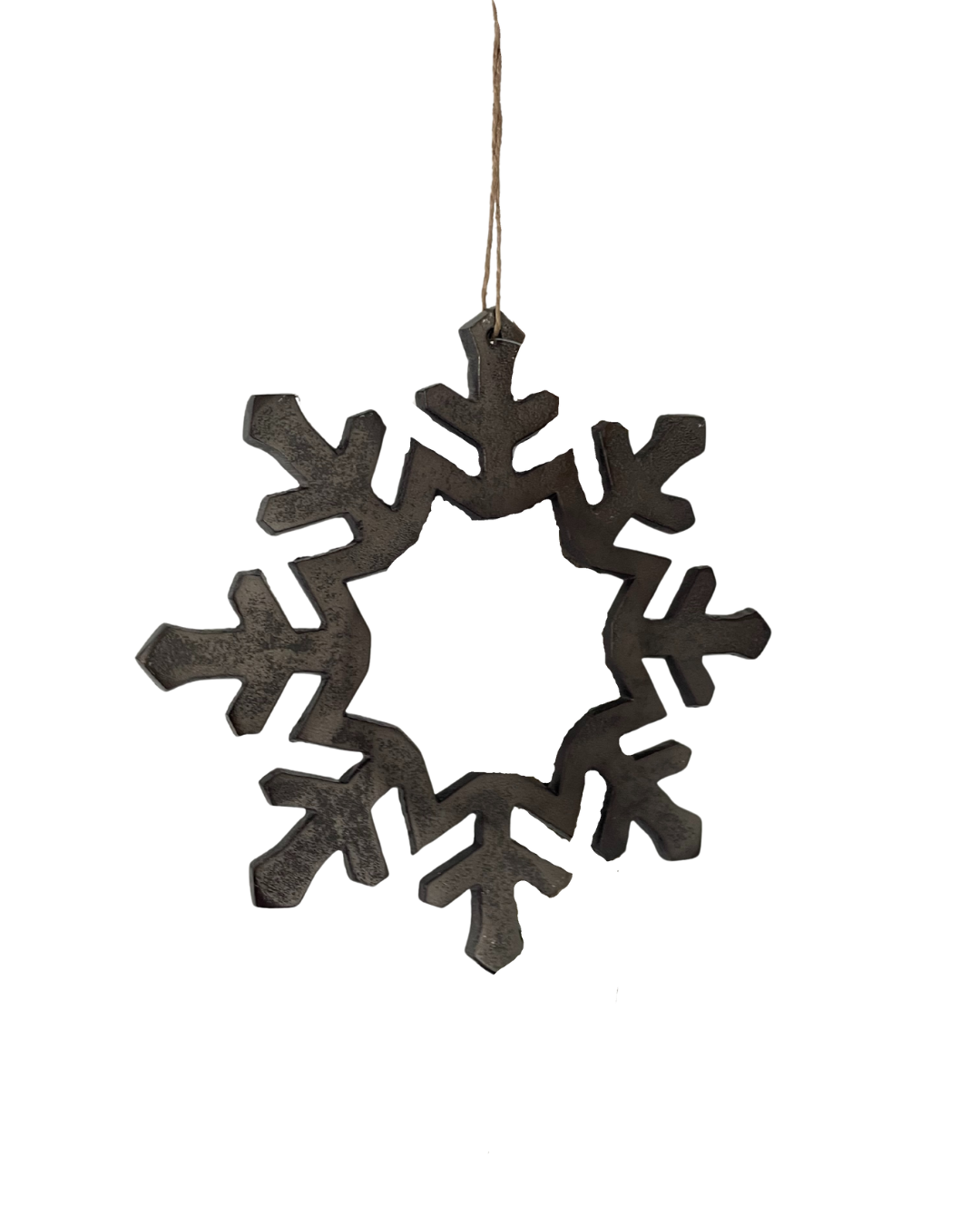 Kerstboom ornament metaal antraciet kerst