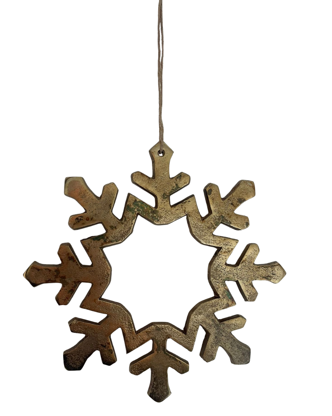 Kerstboom ornament metaal goud kerst