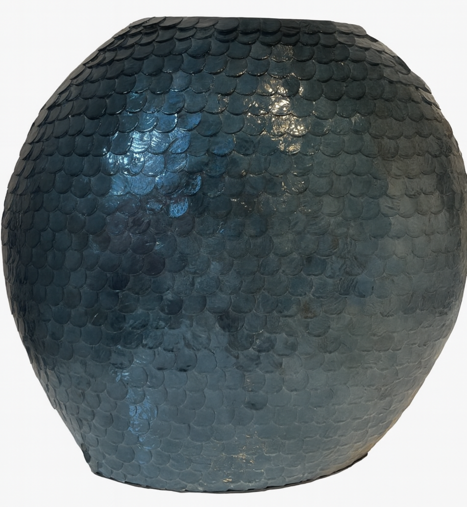 Schubbenvaas donkerblauw