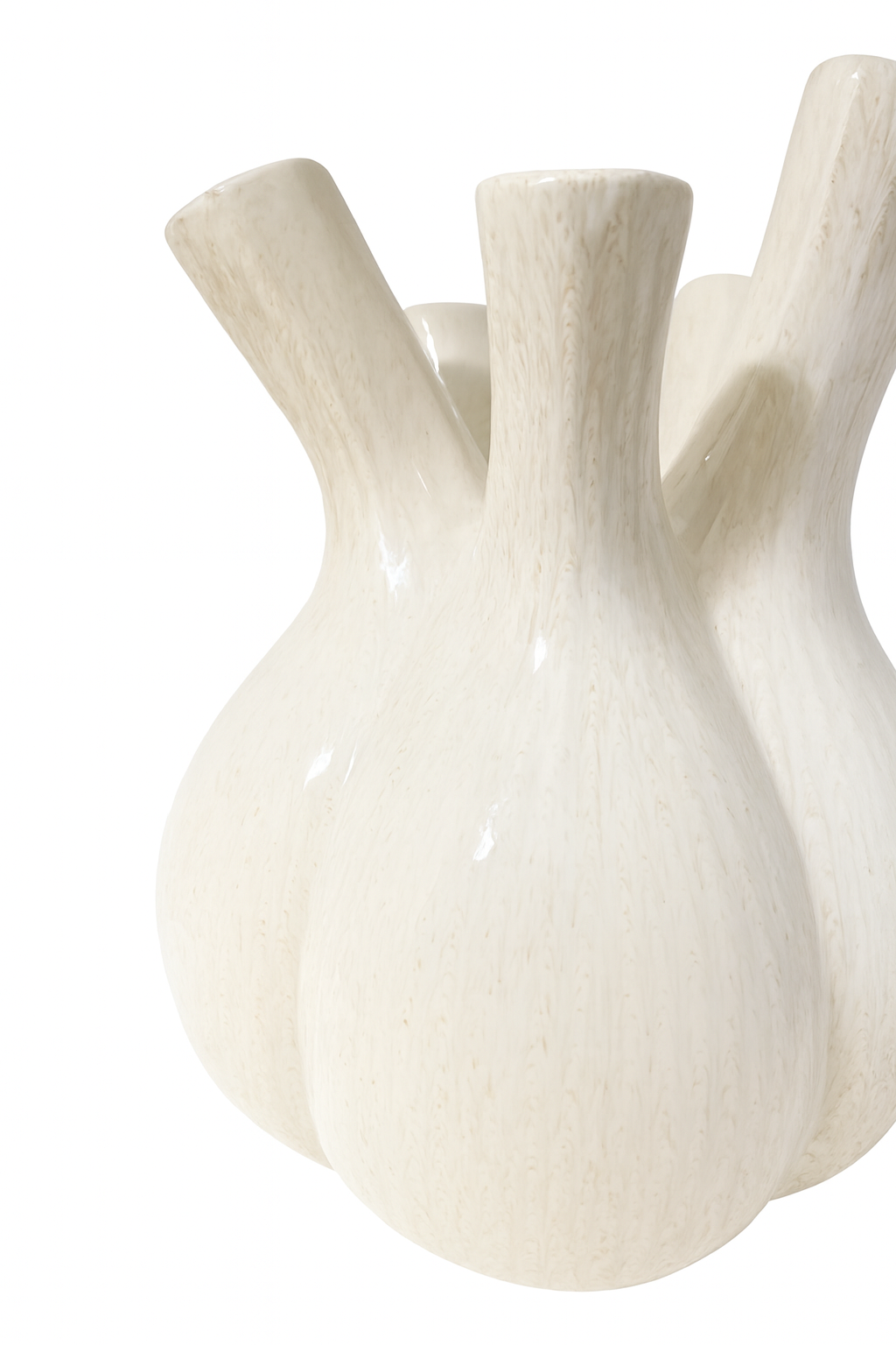 Beige vaas met meerdere halzen