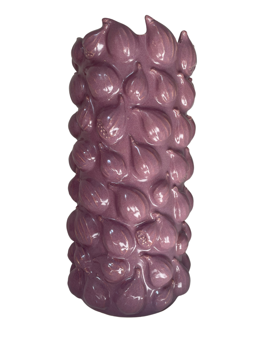 vazen van keramiek lila vijgen