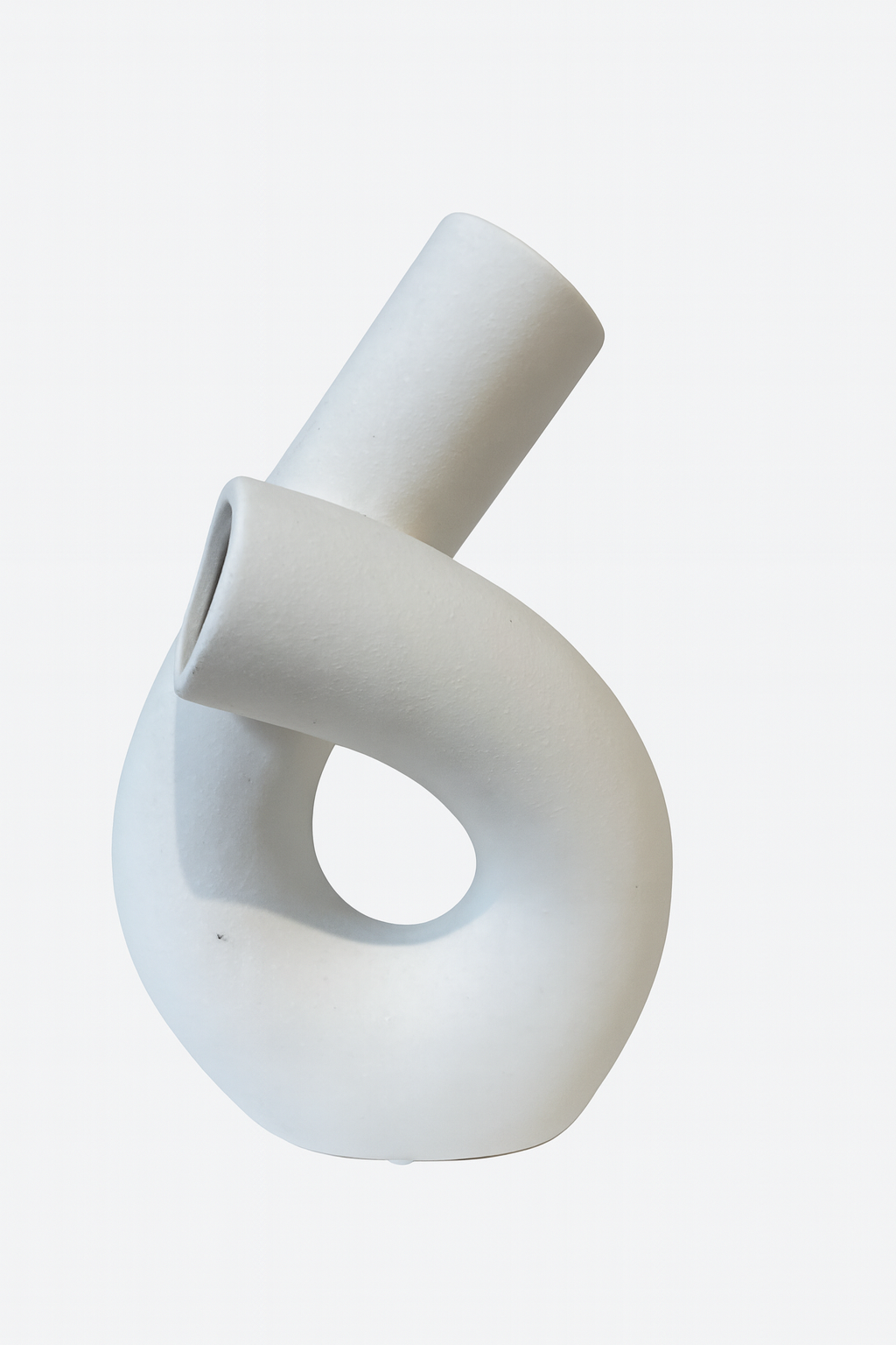 vazen van keramiek wit